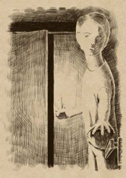Иллюстрация к рассказу «За дверью».